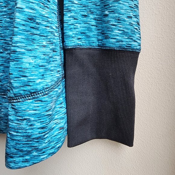 Tek Gear Warm Tek Blue Athleisure Cowl Neck Pullover Size Large - Picture 9 of 15